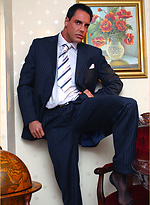 Marcello looks amazing in his suit and even better when he masturbates by With Marcello With Marcello