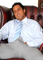 Marcello wraps his cock in some used socks and wanks hard by With Marcello With Marcello