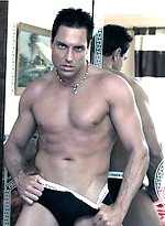 Marcello is wearing Calvin Kleins and masturbating by With Marcello With Marcello