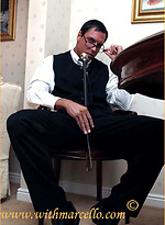 Marcello is dressed as a real gentleman and he loves to wank that big dick of his by With Marcello With Marcello