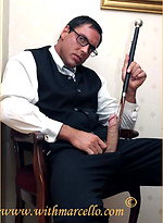 Marcello is dressed as a real gentleman and he loves to wank that big dick of his by With Marcello With Marcello