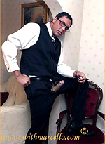 Marcello is dressed as a real gentleman and he loves to wank that big dick of his by With Marcello With Marcello