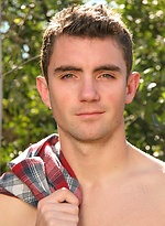 Jeffrey posing outdoors and gets naked by PerfectGuyz