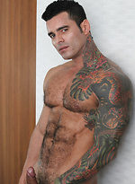 Alexander - handsome, dark curly hair, olive skin, athletic and muscular with big cocks by PerfectGuyz With Alexsander Freitas