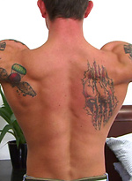Straight Muscular Pup Lance - Getting a Massage of all Parts! by English Lads