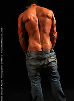 Horny muscle man Chris shows his ripped body and stripping by Manifest Men