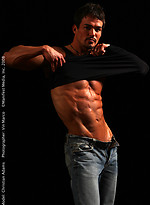 Horny muscle man Chris shows his ripped body and stripping by Manifest Men