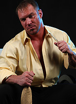 Hardcore muscle icon Caesar naked by Manifest Men