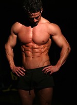 Chris Adams hows his perfect muscled body by Manifest Men