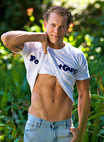 Rocky shows his perfect pierced cock and ripped body by PerfectGuyz