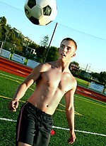 College athlete Brice posing naked by PerfectGuyz