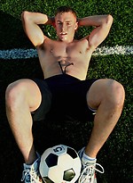 College athlete Brice posing naked by PerfectGuyz