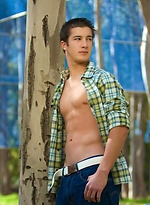 Hot brunette stud Talan naked by PerfectGuyz