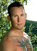 Tattooed hunk Chris posing naked by PerfectGuyz