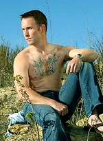 Tattooed hunk Chris posing naked by PerfectGuyz