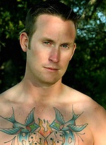 Tattooed hunk Chris posing naked by PerfectGuyz