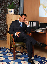 A brand new fitted suit and sheer socks gets Marcello\\\\\\\'s cock hard by With Marcello With Marcello