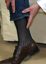 Horny gay guy plays with his cock after a long day at work by With Marcello