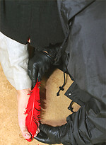 Hunk tied to a chair and tickled until he plays with his cock by With Marcello