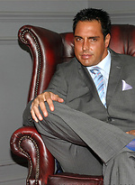 Horny stud Marcello can\\\\\\\'t help playing with his fat cock when he puts on his new socks and garters by With Marcello With Marcello