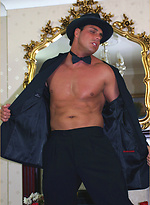 Marcello performs a sexy striptease with a messy cumshot payoff by With Marcello With Marcello