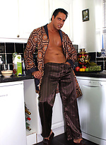 Hunky Marcello makes his own cream with his morning coffee by With Marcello With Marcello