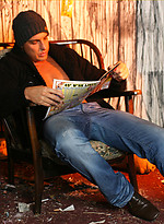 Naughty Marcello has a sneaky wank in a burnt out house by With Marcello With Marcello