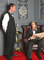 Sexy blonde gay master sucking and fucking his butler by With Marcello
