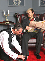 Sexy blonde gay master sucking and fucking his butler by With Marcello