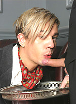 Sexy blonde gay master sucking and fucking his butler by With Marcello