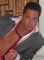 Gorgeous Marcello strips out of his suit and masturbates by With Marcello With Marcello