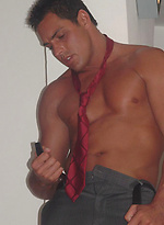 Gorgeous Marcello strips out of his suit and masturbates by With Marcello With Marcello