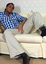 Horny Marcello enjoys champagne and a long wank by With Marcello With Marcello