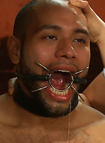Alessio and Leo are in incredible bondage suspension during the live shoot. by Bound Gods With Alessio Romero