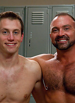 A sexy stud endures a brutal bondage workout including flogging, electro, and a hard suspension fuck from a sadistic trainer with an enormous cock. by Bound Gods