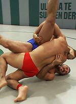 Smooth muscle stud Leo Forte fights and fucks hairy muscle stud Alessio Romero. by Naked Kombat With Alessio Romero,Leo Forte
