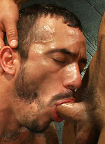 Winner fucks the loser when two hot Latin muscle studs battle for total domination on the mat and total destruction of the loser\\\\\\\'s hole. Caliente! by Naked Kombat