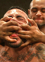 Winner fucks the loser when two hot Latin muscle studs battle for total domination on the mat and total destruction of the loser\\\\\\\'s hole. Caliente! by Naked Kombat