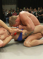 Four big dicked muscle studs fight it out to win the right to humiliate and fuck the losers in front of a live crowd in this brutal tag team match. by Naked Kombat
