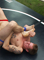 A chiseled, big-dicked stud takes on a big, beefy man\\\\\\\'s man in an uber-agressive match that ends in a passionate suck and fuck you will not forget. by Naked Kombat