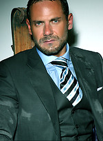 Hary hunk Jason Torres in a torture chair by Men at Play