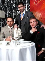 VIP room  threesome by Men at Play