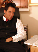 Marcello is studying at home and then has a sneaky wank by With Marcello With Marcello