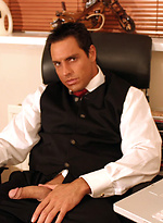 Marcello is studying at home and then has a sneaky wank by With Marcello With Marcello