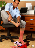 Marcello just loves to wear his sexy socks and play with his dick by With Marcello With Marcello