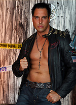 Marcello the hunk wearing tight leather and masturbating by With Marcello With Marcello