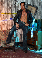 Marcello the hunk wearing tight leather and masturbating by With Marcello With Marcello
