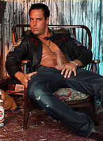 Marcello the hunk wearing tight leather and masturbating by With Marcello With Marcello
