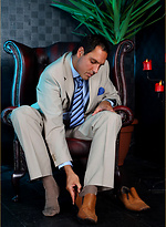 Marcello the stud takes off his suit and pulls his cock by With Marcello With Marcello