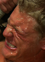Perfect bodied blond hunk is humiliated in a bar full of strangers as they flog him, make him suck cock and fuck him until he can\\\\\\\'t take any more. by Bound in Public